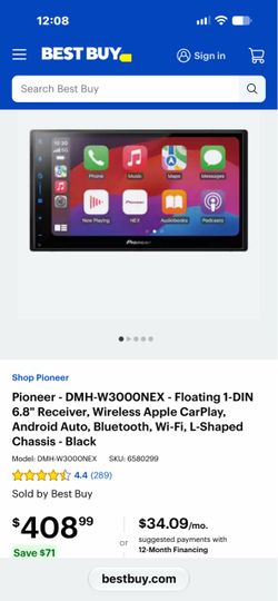 Brand new pioneer double din stereo