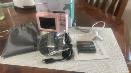 Pink HD portable camera