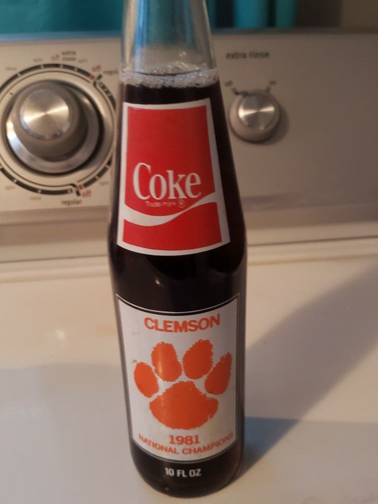 Clemson 1981 National Champions. Bottle
