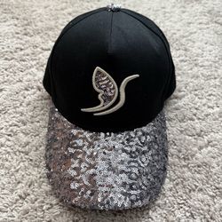 Jeff & Aimy Butterfly Sequin Cap
