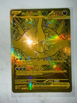 2026 PITCH BLACK MEGA DARKRAI EX GOLD