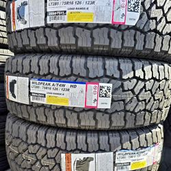 LT285/75R16 Set Of 4 Falken Wildpeak A/T4w New Tires