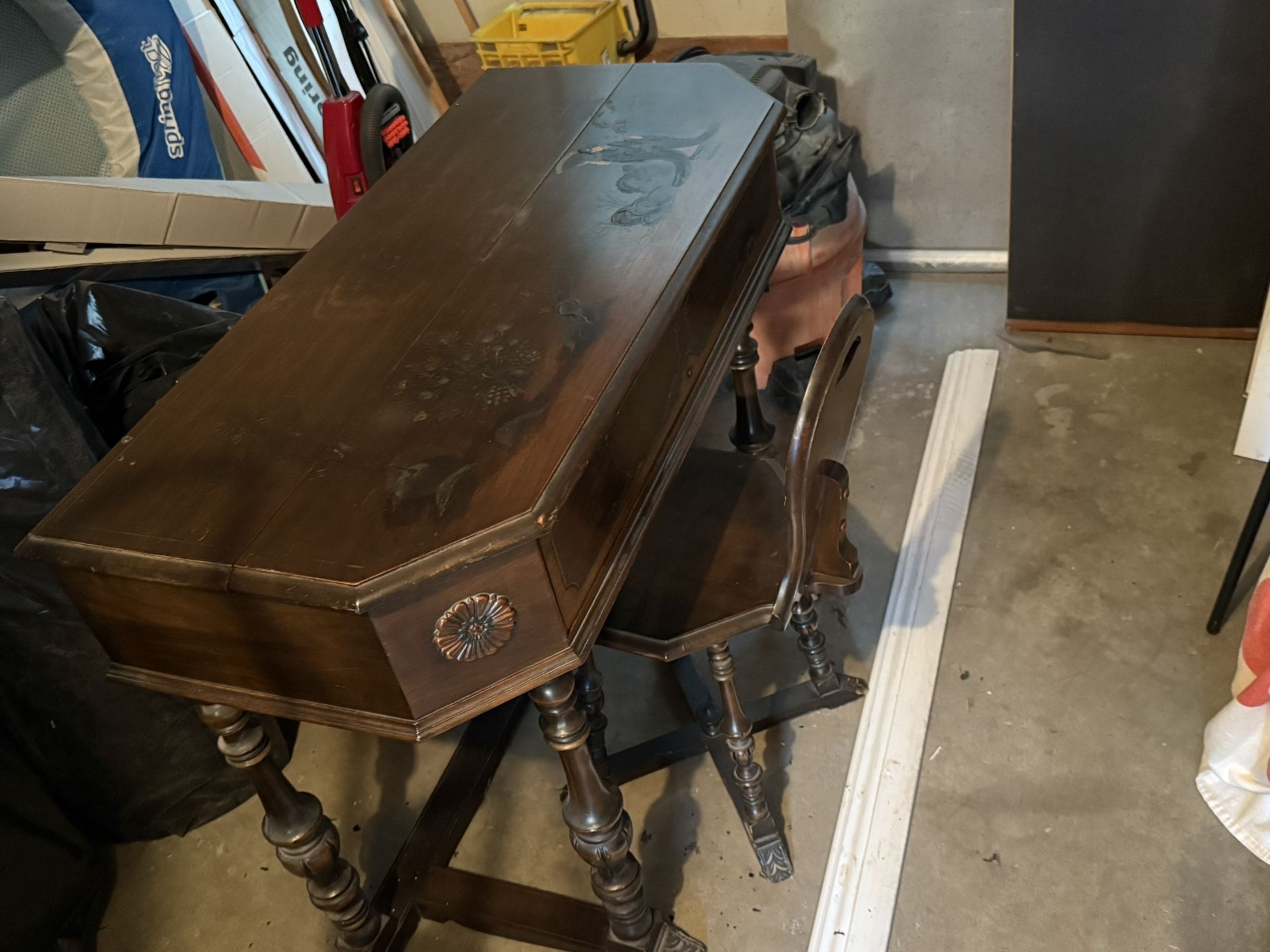 Antique Desk and Chair