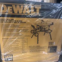 DEWALT 10-Inch Table Saw with Rolling Stand, 32-1/2-Inch Rip Capacity