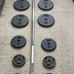 CAP Barbell Weight Set w/ 75 lbs Plates