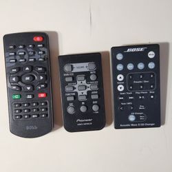 Boss/Pioneer/Bose Remote Control $20 Each 