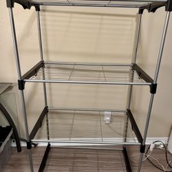 Wide Metal Storage Rack
