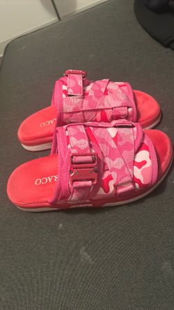Draco slides camo pink, size 5-6