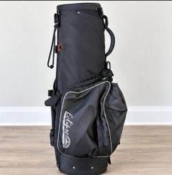 Vintage Sun Mountain Eclipse Golf Carry Bag 4-Way Divider Black Gray