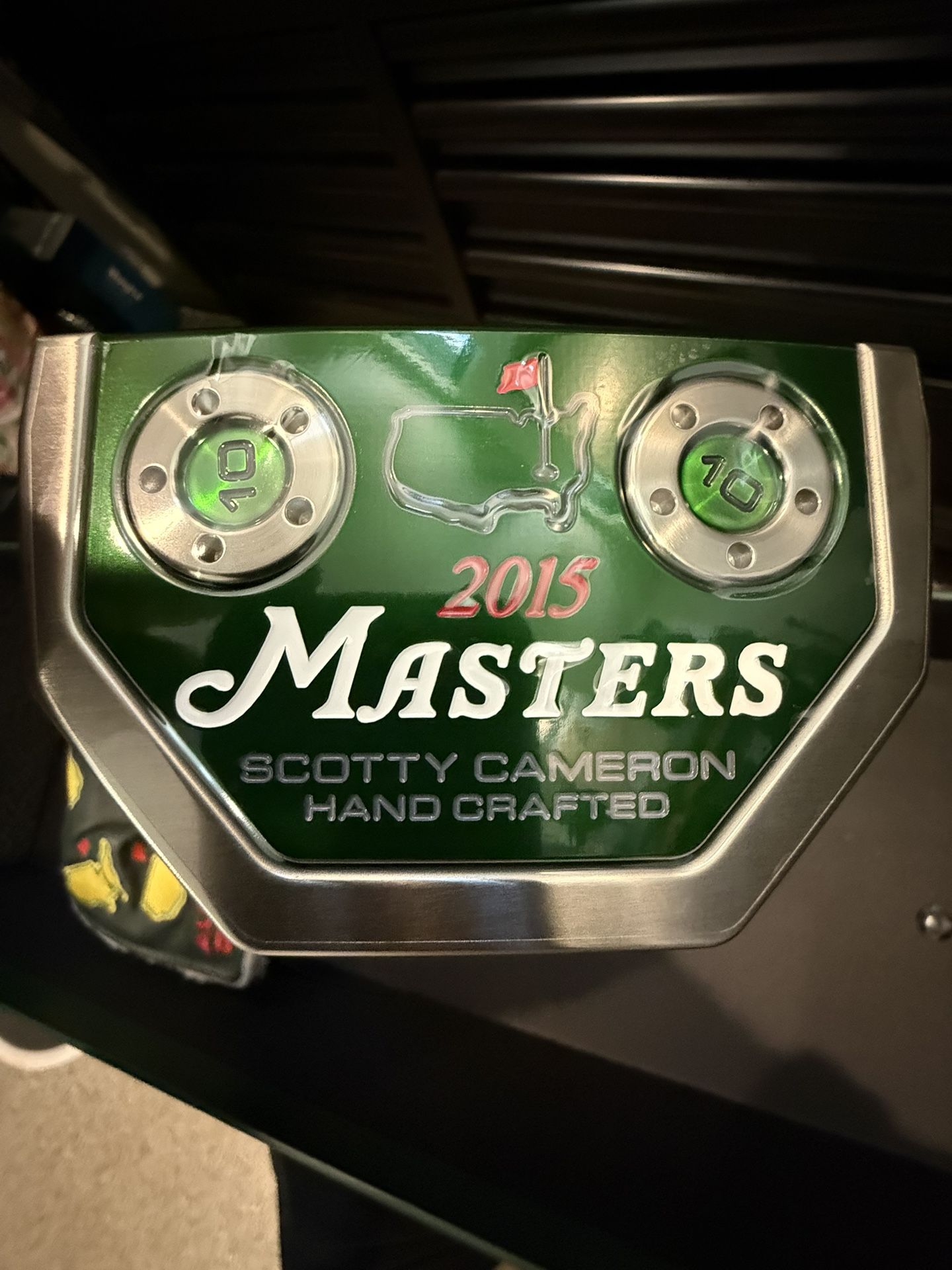 Scotty Cameron 2015 Masters Peaches and Pins Headcover- NIB