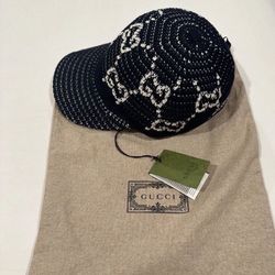 Gucci crochet baseball cap