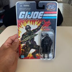 GI JOE: 2007 COMMANDO - Code Name: Snake Eyes - 25th Anniversary Infantry Forces