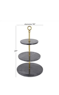 Three-tier Marble Stand 