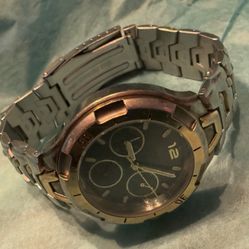 Guess Waterpro Indiglo Quartz Watch G95161G 38mm SS - NEEDS Battery