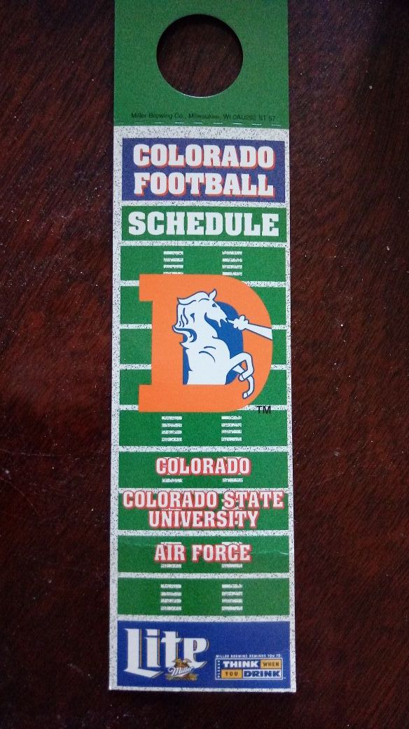1996 Colorado football π schedule.