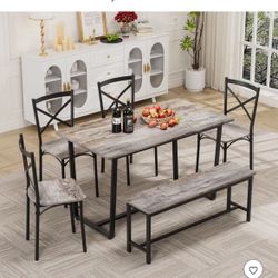 Dining Table Set for 6