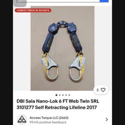 Self Retractive Lifeline  Construction Personal Pulley