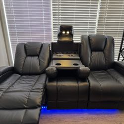Home Theater Reclining sofa