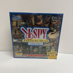 I Spy Treasure Hunt Treasure Chest 100 Piece 14"X19" Puzzle & 24 Activity Cards