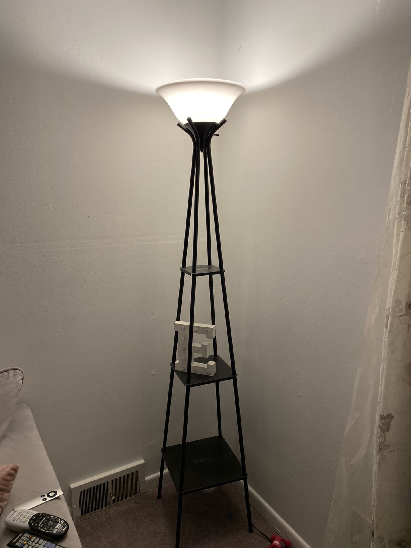 Lamp with Shelves