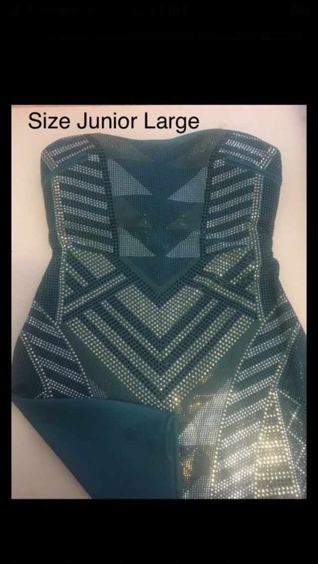 Sequin stretch dress size junior large