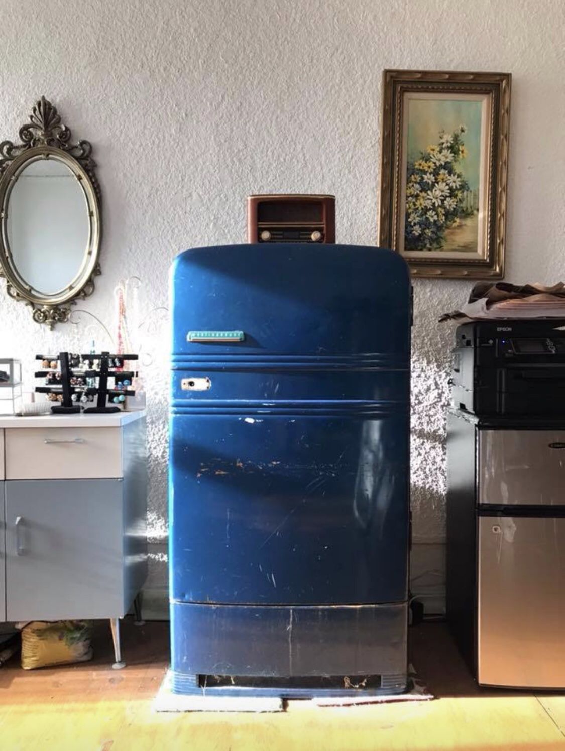 Vintage 1950s Working Westinghouse Refrigerator