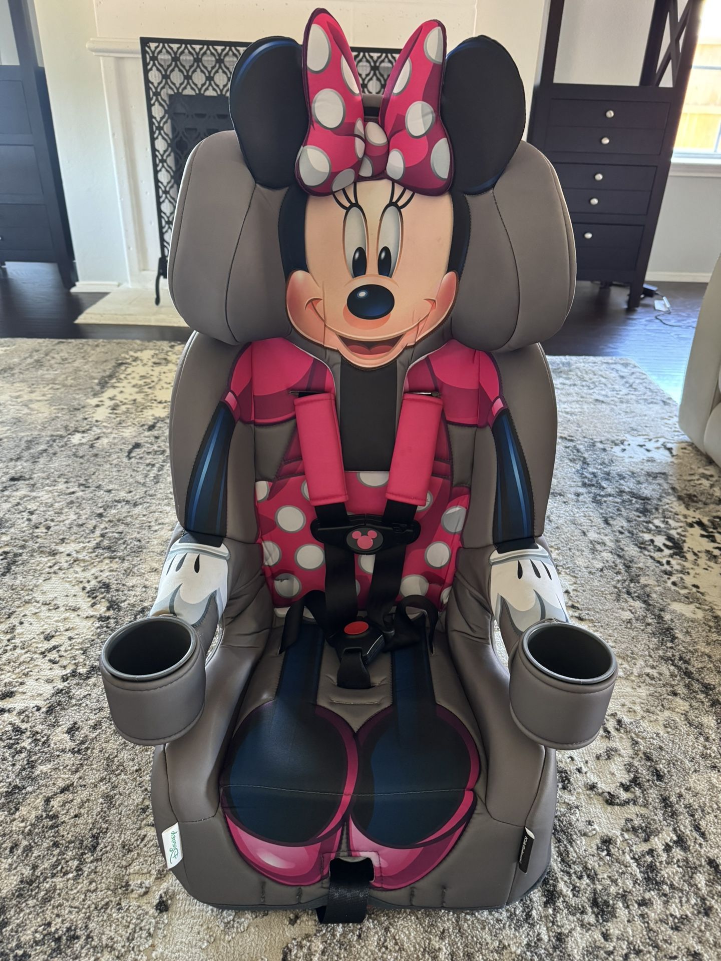 Minnie Mouse 2 n 1 Harness Booster Car Seat