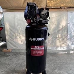 Husky 60 Gal. 3.7 HP 1-Phase 175 PSI Oil Lubed Belt Drive Stationary Electric Air Compressor
