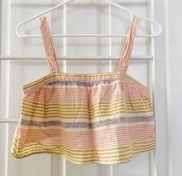 Rainbow Crop Top Beach Tank