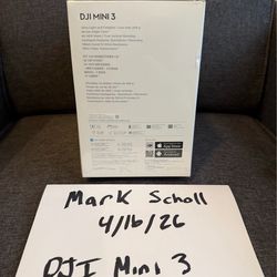 Brand new Sealed DJI Mini 3 Fly More Bundle