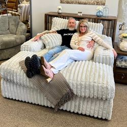 Stupendous Oversize Lounging Chaise Color Options 👉 PLEASE ASK FOR JON GREEN WHEN YOU ARRIVE!