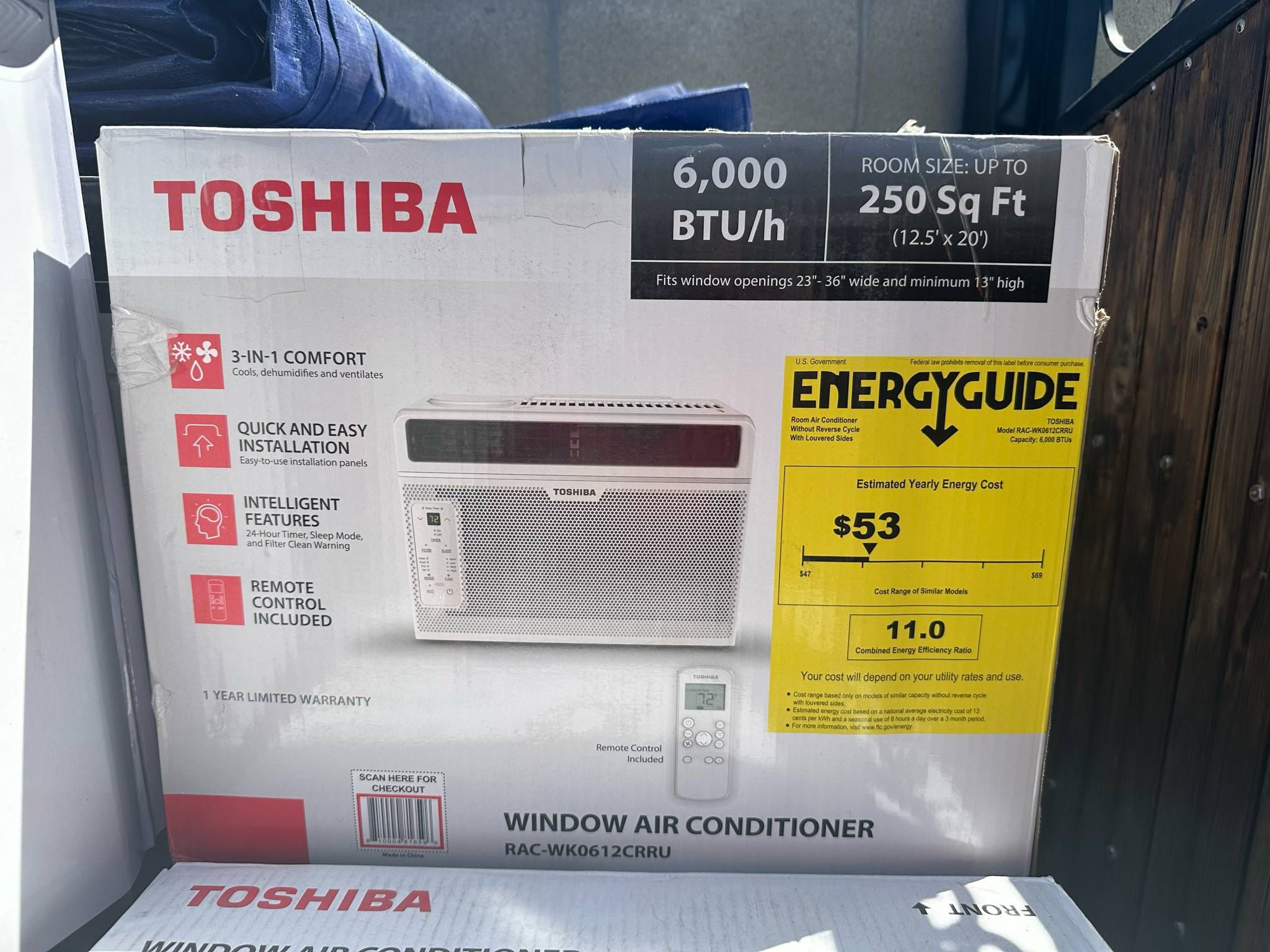 new window air conditioner 6000btu aire nuevo