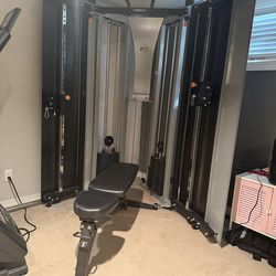 Torque F9 Trainer with Dual 150 lb Stacks + Bench