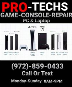 We fix Playstation 5 Ps5 Xbox series Xbox one 360 Nintendo switch