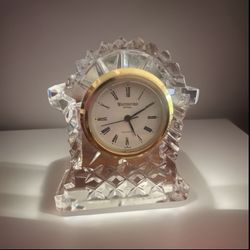 Vintage1980’s Waterford Crystal Desk Clock