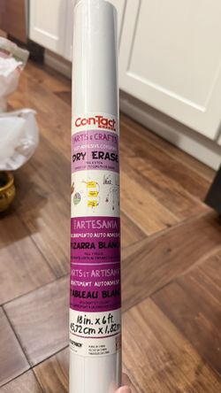 Con-Tact Brand Dry Erase, 18" x 6'
