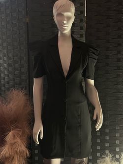 🖤 Black Blazer Mini Dress – Elegant & Stylish