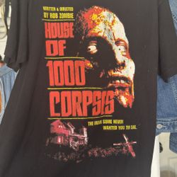 2002 Rob zombie House Of 1000 Corpses T-Shirt