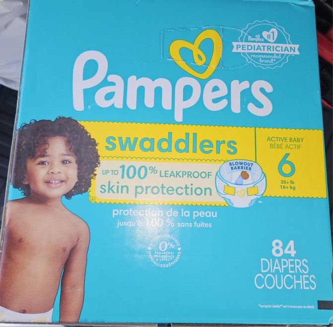 Pampers Size 6 84 Count $40