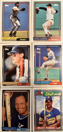 1992 Topps baseball cards