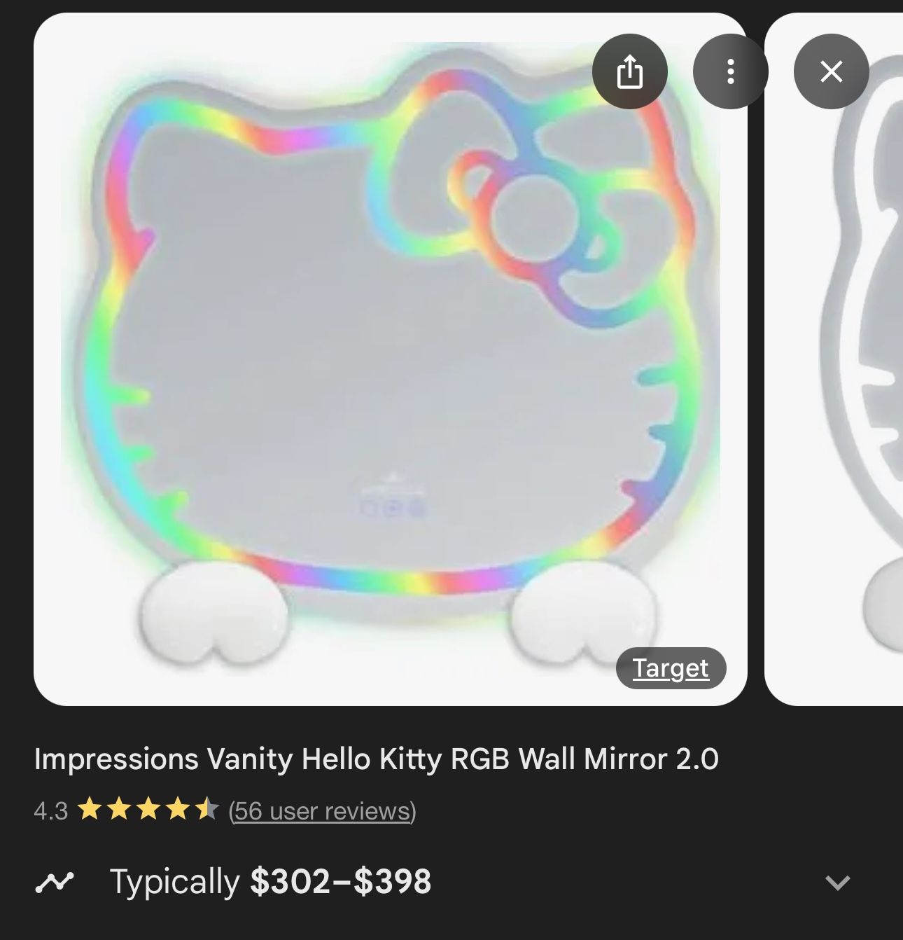 Hello Kitty Impressions Mirror