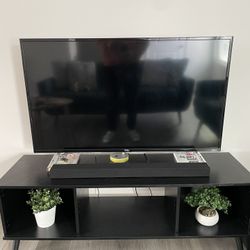 TCL 49” TV And Console For Sale 