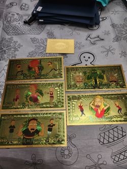 RICK & MORTY GOLD FOIL
