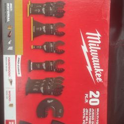 Milwaukee Multi Tool 20 Piece Blade Kit (unopened)
