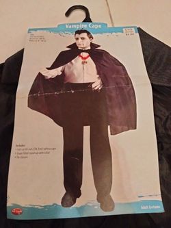 NEW Vampire Cape Halloween Costume