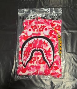 BAPE Shark Full-Zip Hoodie Pink Camo XL