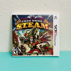 FREE with Purchase! Code Name: S.T.E.A.M. (Nintendo 3DS, 2015)