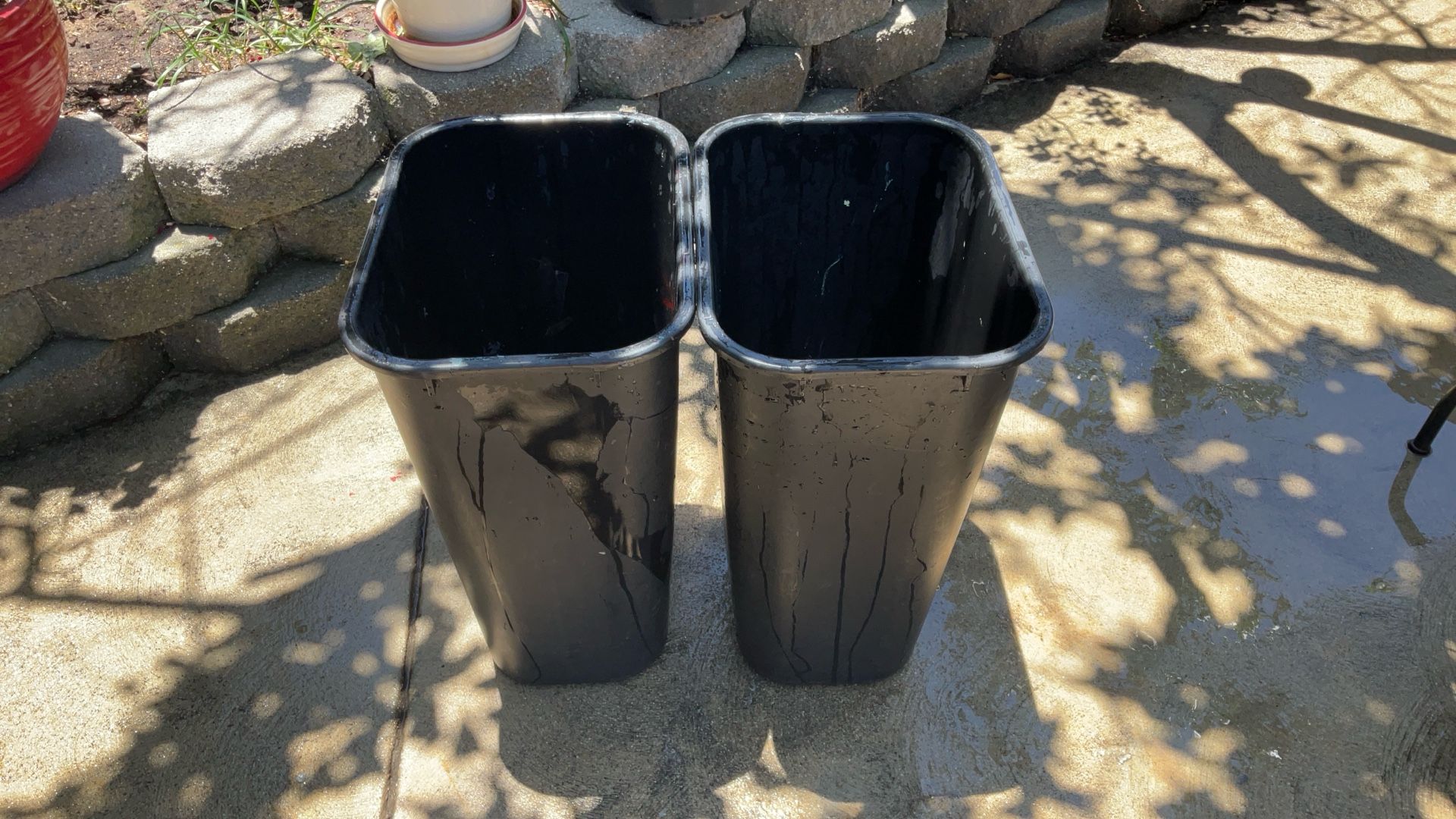 Large Office Trash Cans 15”X 11” X20”