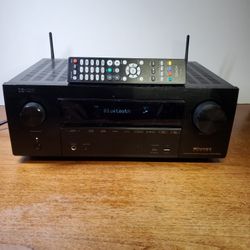 Denon Bluetooth AVR X2500H 7.2 Channel Home Theater Receiver WI-FI  Apple Airplay 2 Amazon Alexa Remote 