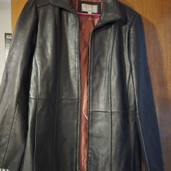 Women's Leather Jacket Size L